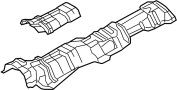View Floor Pan Heat Shield (Front) Full-Sized Product Image 1 of 2