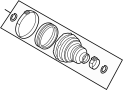 Image of CV Joint Boot Kit image for your 2019 Ford EcoSport   
