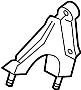 View CV Axle Shaft Carrier Bearing Bracket (Upper) Full-Sized Product Image 1 of 2