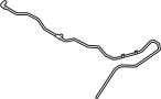 Image of Windshield Washer Hose (Front, Upper, Lower) image for your 2022 Ford F-150 2.7L EcoBoost V6 A/T RWD XLT Extended Cab Pickup Fleetside 