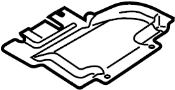 Image of Firewall Insulator image for your 2020 Ford Ranger 2.3L EcoBoost A/T RWD XL Extended Cab Pickup 