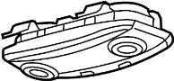 Image of Lamp. Dome. (Rear). A Dome light. A light. image for your 2019 Ford Taurus   