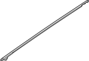 Image of Door Window Belt Weatherstrip (Upper) image for your 1996 Ford Ranger 2.3L A/T 4WD XLT Extended Cab Pickup Stepside 