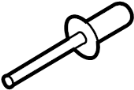 View Rivet. Cover. REINFORCED. Bracket. (Upper) Full-Sized Product Image 1 of 8