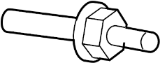 View Starter. Nut. Solenoid.  Full-Sized Product Image