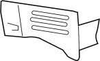 View Panel. Trim. Molding. (Front, Lower) Full-Sized Product Image 1 of 3