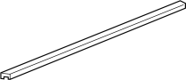 View Tailgate Molding (Upper) Full-Sized Product Image 1 of 2