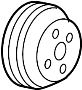 View Engine Water Pump Pulley Full-Sized Product Image 1 of 10