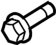 View Automatic Transmission Oil Cooler Bolt Full-Sized Product Image 1 of 2