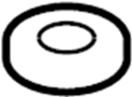 View Body Mount Cushion Washer (Front, Rear, Upper) Full-Sized Product Image 1 of 4