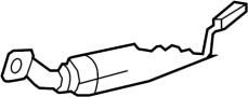 View Bracket. Pipe. Muffler. (Front, Rear) Full-Sized Product Image 1 of 6