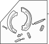 View Parking Brake Shoe Full-Sized Product Image 1 of 3