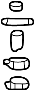 View Insulator. Suspension. Strut. Mount. Absorber. Shock. Shock / Bushing.  Full-Sized Product Image 1 of 2