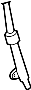 4663863AD Engine Oil Dipstick Tube