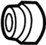 4616383 Suspension Strut Rod Bushing (Front, Rear)