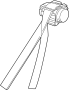ST601K9AG Seat Belt Lap and Shoulder Belt (Rear)