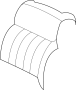 YE131DVAA Seat Back Cushion Cover