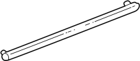 5018311AA Door Molding (Rear, Lower)