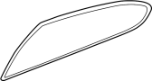 4574514AH Door Glass (Rear)