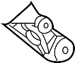 4792413AC Power Steering Pump Bracket (Lower)
