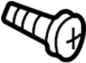 6036399AA Seat Belt Lap and Shoulder Belt Bolt (Front, Lower)