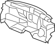 5291636AP Insulator. Cowl. Engine Compartment Insulation. Plenum Panel. Silencer. (Upper)