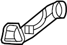 5058254AA Instrument Panel Air Duct (Front, Rear)