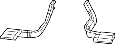 5058422AB Instrument Panel Air Duct (Rear)