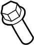 6509002AA Bolt. Belt. Buckle. Screw. End.