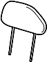 1RX241D1AA Headrest (Front)