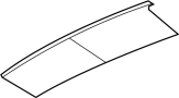 68003464AB Sunroof Glass