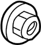 Nut. A solid metal or plastic.