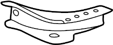 4668865AC Bracket. Mount. (Front, Rear)