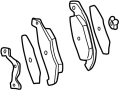 5086567AB Disc Brake Pad Set (Rear)