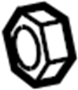 6508127AA Suspension Shock Absorber Nut