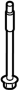 6507088AA Suspension Crossmember Bolt (Front)
