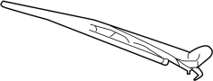 5102241AA Back Glass Wiper Arm (Rear)