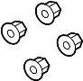 Nut. Booster. Bar. LOCK. Impact. Bumper Impact Bar Nut.