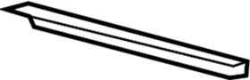 View Bumper Cover Support Rail (Upper) Full-Sized Product Image 1 of 2