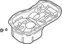 MD334300 Engine Oil Pan
