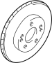 MR955127 Disc Brake Rotor