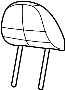 1FS771D5AB Headrest (Front)