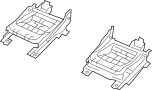 68024910AB Frame. Seat. Cushion.