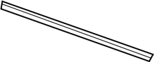 4673846AA Door Window Belt Weatherstrip (Front)