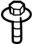 6507889AA Hood Lift Support Stud