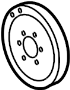 53022412AA Engine Crankshaft Pulley