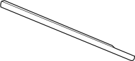 4805806AE Door Belt Molding (Front)