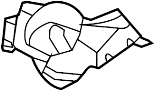 68040243AD Cowl. Linkage Assembly cover. MUCKET.