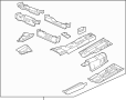 Image of Floor Pan (Front) image for your 2015 Ram 1500 Laramie Crew Cab Pickup Fleetside 5.7L HEMI V8 A/T 4WD 