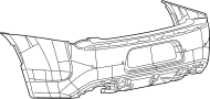View Bumper Cover (Rear, Upper, Lower) Full-Sized Product Image 1 of 4
